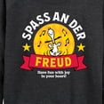 thumbnail image 3 of Peanuts - Snoopy Spass An Der Freud - Women's Lightweight French Terry Long Sleeve Shirt, 3 of 6