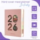 thumbnail image 4 of Agenda 2026 con notas de fechas | Organizador diario, semanal y mensual A5 | Cuaderno con encuadernación en espiral de imitación de cuero para la planificación del trabajo, la escuela y el hogar, 4 of 6