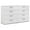 White, variant on Pemberly Row Contemporary 8 Drawer Double Dresser in White