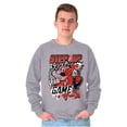 thumbnail image 4 of Athlete Popeye Step Up Your Game Men's Crewneck Sweatshirt Brisco Brands L, 4 of 6