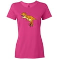thumbnail image 3 of Inktastic Roaring T-Rex Women's T-Shirt, 3 of 5