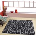 thumbnail image 3 of Furnish My Place Giraffe Black Grey Area Rug, Animal Print Area Rug, Pet-Friendly Rug, Baby Nursery Mat, Indoor Area Rug, Perfect for Living Room, Playroom, 3' x 3' Square - Set of 20, 3 of 5