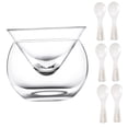 thumbnail image 3 of Juego de enfriador de caviar, plato para servir, juego de servir caviar con soporte para hielo para aperitivos, helados, cócteles, para, 3 of 9