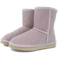 thumbnail image 5 of LostFox Women Classic Snow Boots Cow Suede Mid-calf Winter Warm Shoes Non-slip Outdoor Activities, 5 of 9