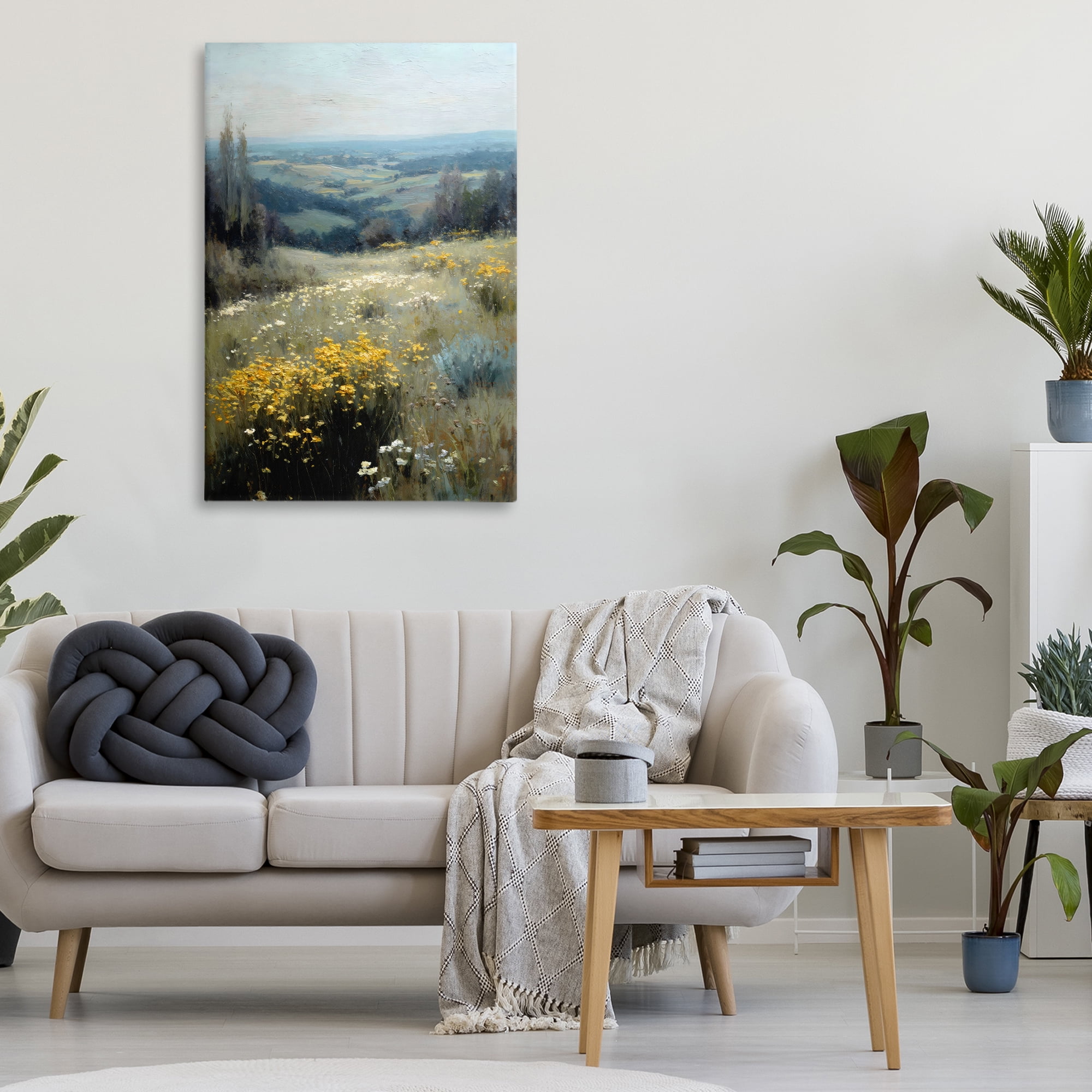 Stupell Industries Sporadic Meadow Flowers Canvas Wall Art, design by Petal Prints Design