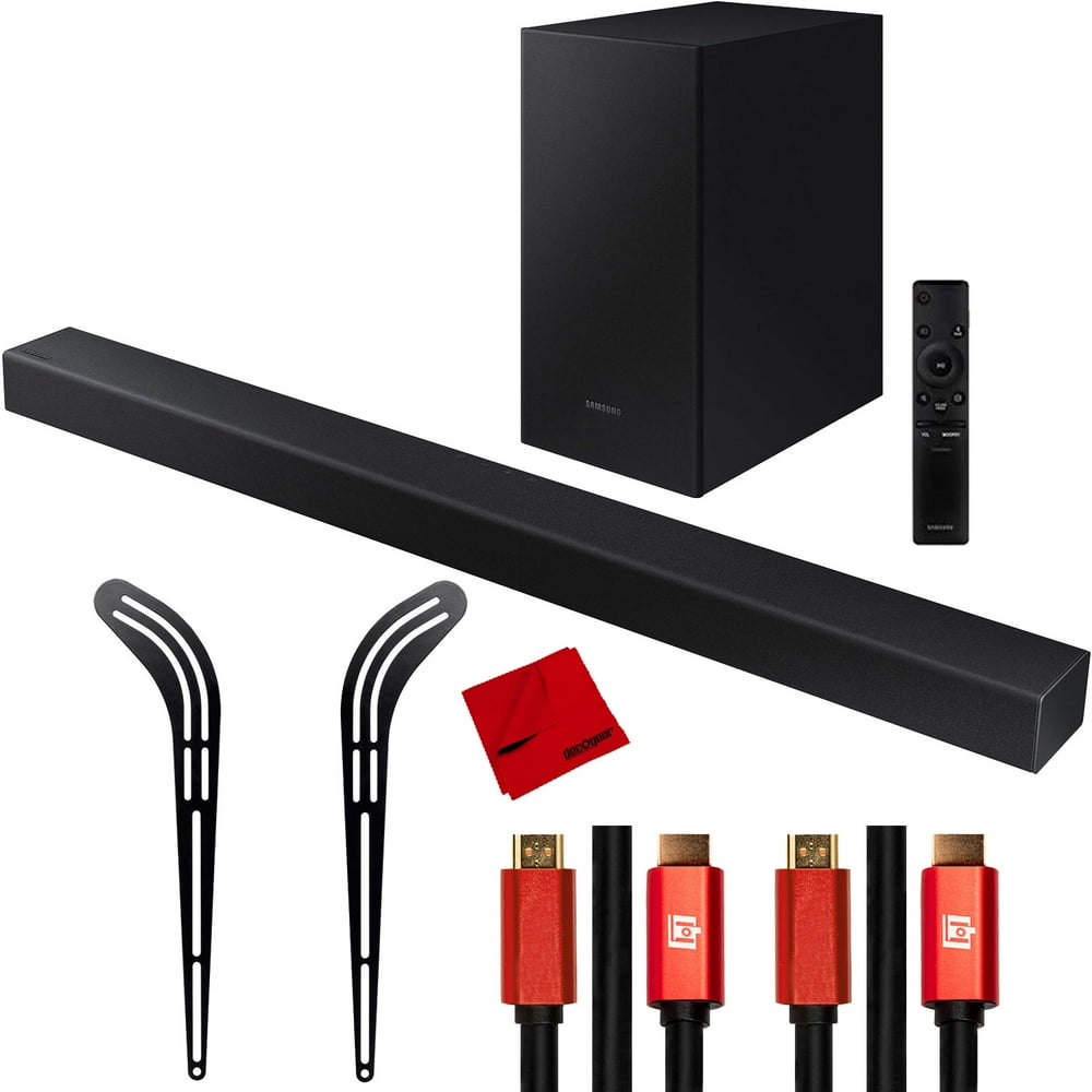 Samsung HWT450 200W Bluetooth Soundbar with Subwoofer and Mounting