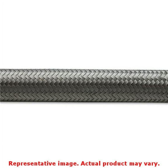 Vibrant Performance 11942 VIB11942 5FT ROLL OF STAINLESS STEEL BRAIDED FLEX HOSE; AN SIZE: -12; HOSE ID 0.68IN