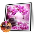 thumbnail image 4 of Kits de Pintura de Diamantes Cgtredaw Phalaenopsis Zen Stone Taladro 40x40cm A5576, 4 of 9