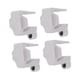 thumbnail image 3 of Clips para guardabarros de barco,Clips para guardabarros de barco para el tensor de la cornamusa del pontón,Clips de parachoques para embarcaciones para cuerdas de de 3/8" de Gris, 3 of 8