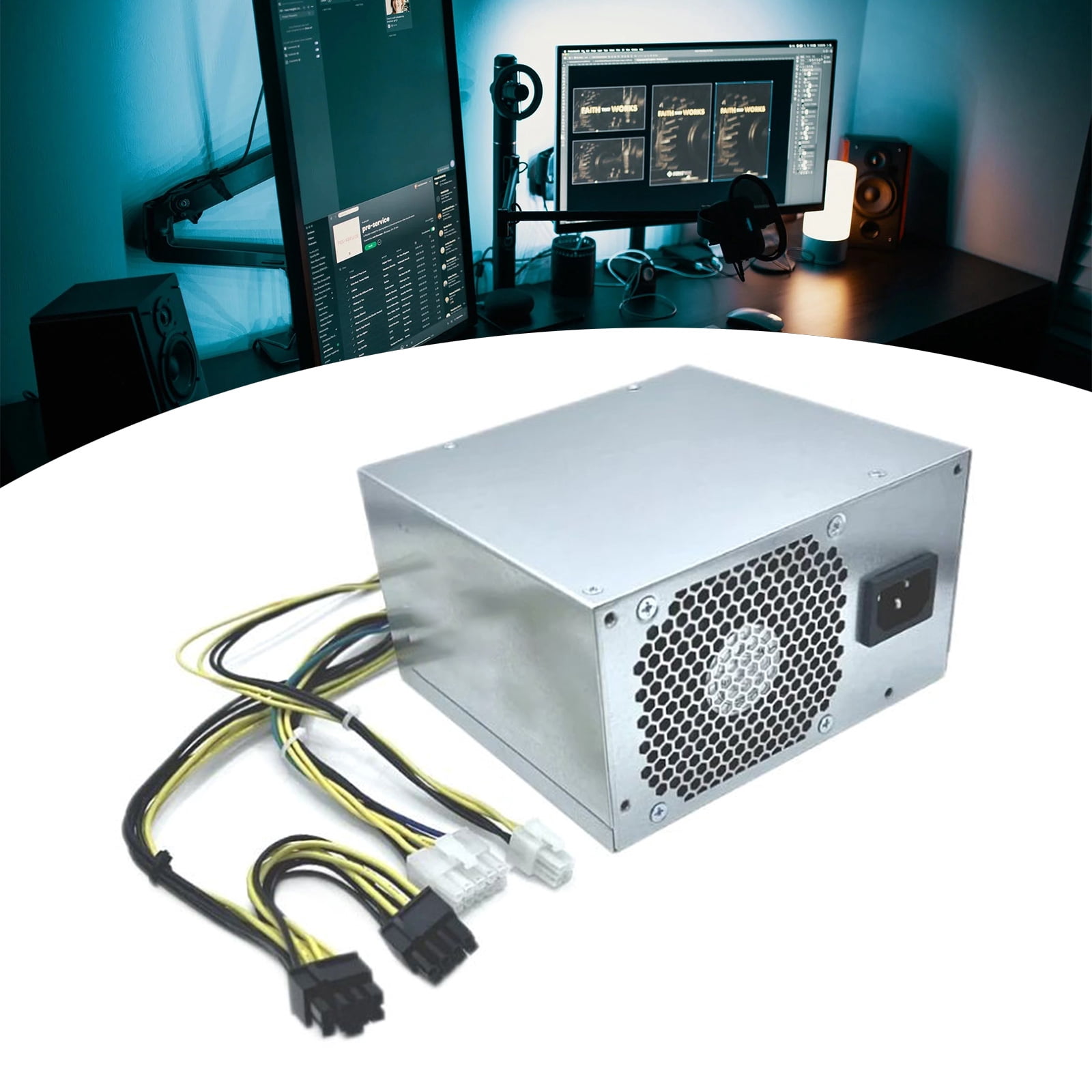 10Pin 500W Power Supply Unit B240NM-00 D240EPN-00 AC240EM-00 For M90t P340 P350 P348 Desktop Computers
