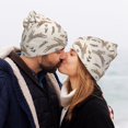 thumbnail image 5 of Yiaed Retro Rabbit Print Winter Beanie for Men Women, Fleece Lined Beanie Soft Warm Knit Hat Ski Stocking Cuffed Ca, 5 of 6