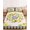 White Yellow Beige, variant on Cal.King Size Fitted Sheet Set - Sunflower Vintage 3 Piece Bedding Sets 16" Deep Pocket Fitted Sheet with 2 Pillowcases, Farmhouse Floral Black Checkered Brushed Microfiber Hotel Luxury Bed Sheets