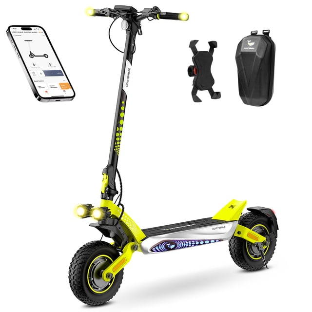 Scooter Eléctrico Honey Whale T8 MAX Amarillo