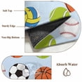 thumbnail image 6 of Area Rugs 2.7'x5', Blue Balls Carpet for Living Room Bedroom Dining Room, Baseball Tennis Basketball Football Throw Kitchen Rugs Non Slip Washable Rectangle Indoor Outdoor Rugs, 6 of 8