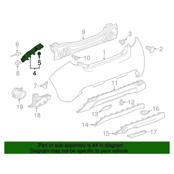 GM 96686881 Guiderr Bpr Fascia