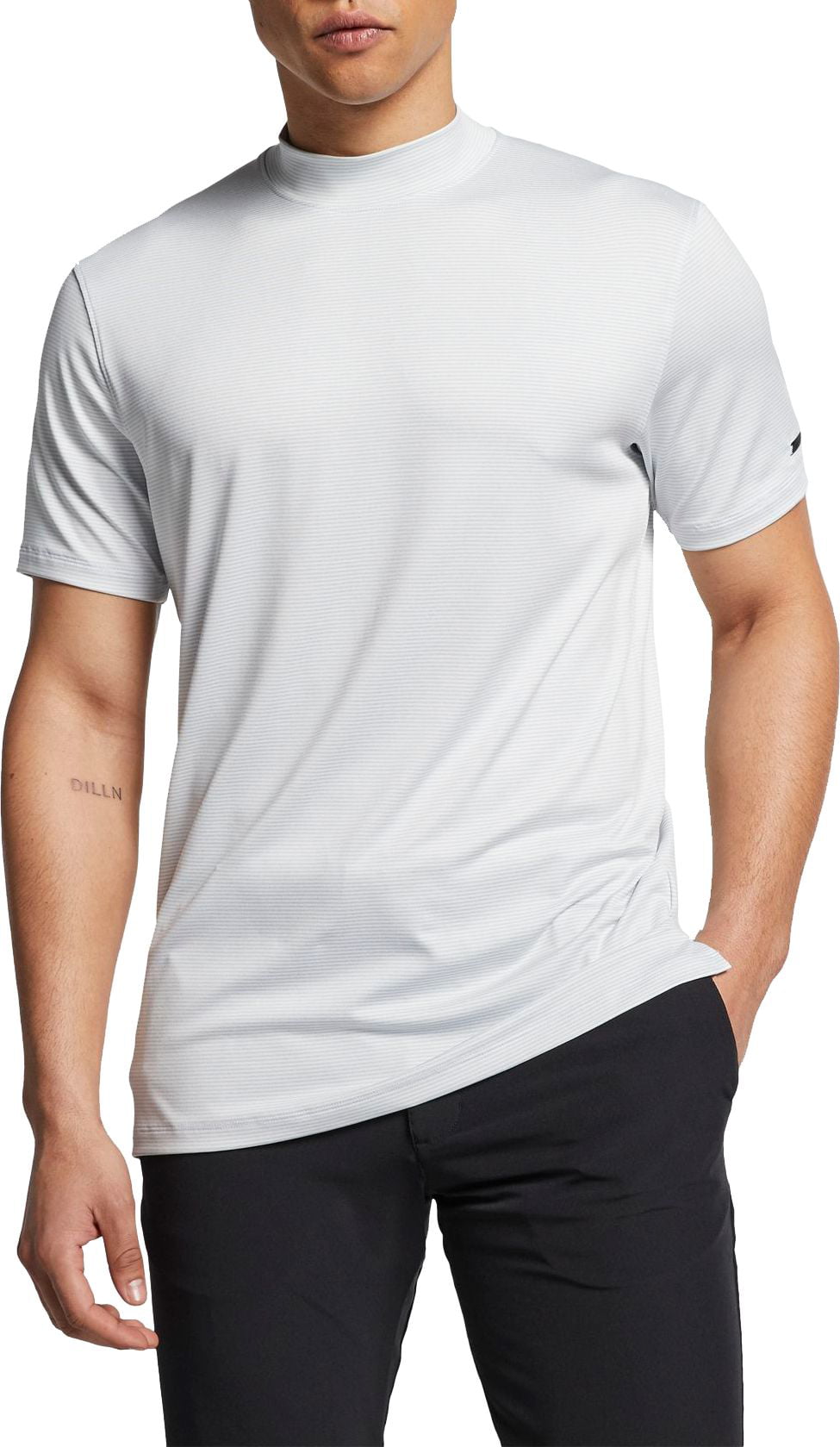 tiger woods mock neck polo