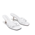 thumbnail image 4 of DREAM PAIRS Women's Strappy Kitten Heels 2.5 inch Stability Cute Flip Flops Thong Sandals with Cushioned Insoles for All-day Wear Prom Party Vacation, 4 of 7