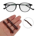 thumbnail image 2 of Unique Bargains 5 Pair Eyeglass Temple Tips Double-sided Opening Pattern Anti-slip Ear Hooks 2.20"x0.24" Dark Brown, 2 of 5