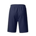 thumbnail image 5 of Sngxgn Men's Casual Fashion Slim Fit Pockets Flat Front Shorts(Navy,XXL), 5 of 7