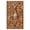 Brown, variant on Fnova 3'x5' Boho Western Washable Rug, Low-Pile Aztec Non-Slip Area Rug Dining Carpet, Oeko-Tex Certified, Brown