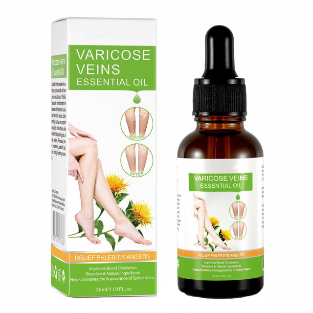 Aceites esenciales Elementos esenciales para el hogar Aceite Venoso Sangre Roja Repara Las Piernas De Lombriz Alivia El Dolor Aceite Venoso 30ml(Buy 2 Save 10%)