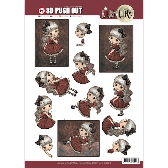 Find It Amy Design Vintage Winter Punchout Sheet-Winter Birds