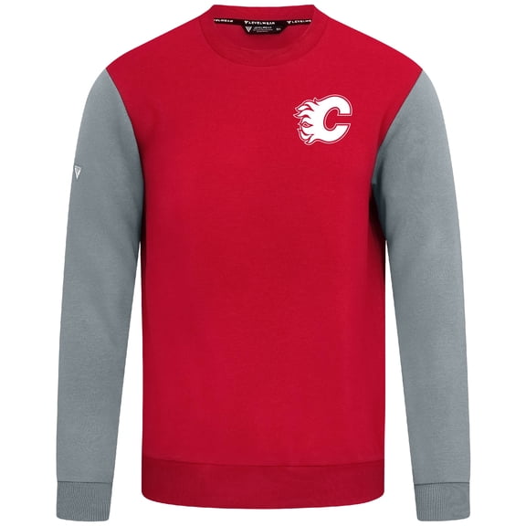 Men's Levelwear  Red/Gray Calgary Flames  Ultimate Response Sweatshirt