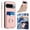 Rosegold, variant on Allytechgroup Google Pixel 9 Wallet Case for Women Men, Premium PU Leather Shockproof Hand Wrist Slim Fit Back Cover Phone Case for Google Pixel 9, Black