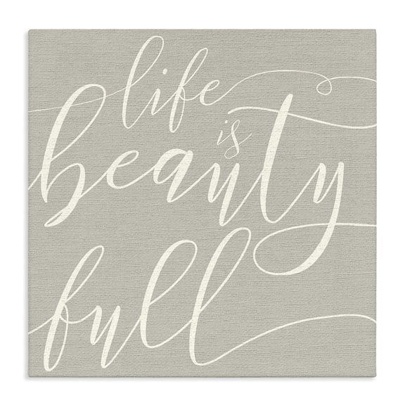 Stupell Industries French Country Life Is Full of Beauty Canvas Art, 17 x 17, by Lil' Rue