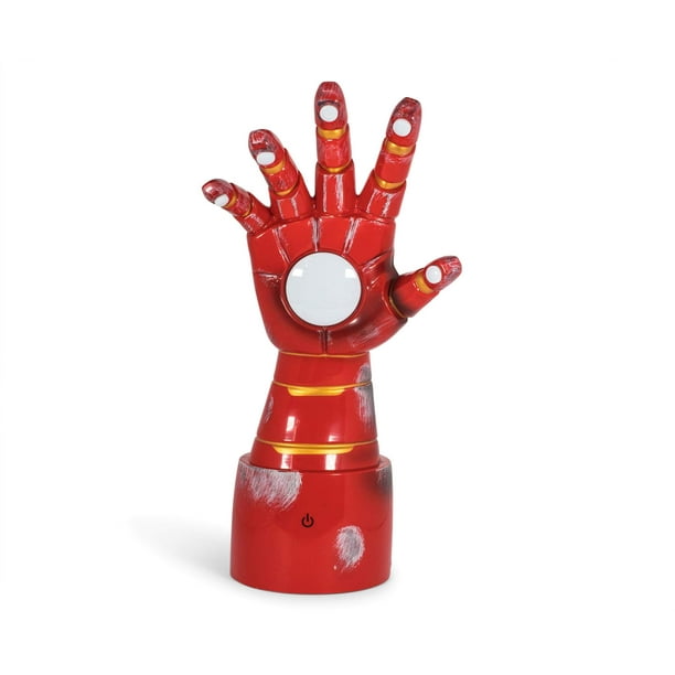 Lámpara de escritorio Marvel Iron Man Gauntlet LED, luz ambiental, 35 cm