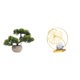 thumbnail image 1 of Árbol bonsái artificial,Bonsái artificial para decoración de escritorio o interior,Bonsái artificial,planta falsa en maceta.,Estatua de hoja,Estatua de hoja para decoración del, 1 of 8