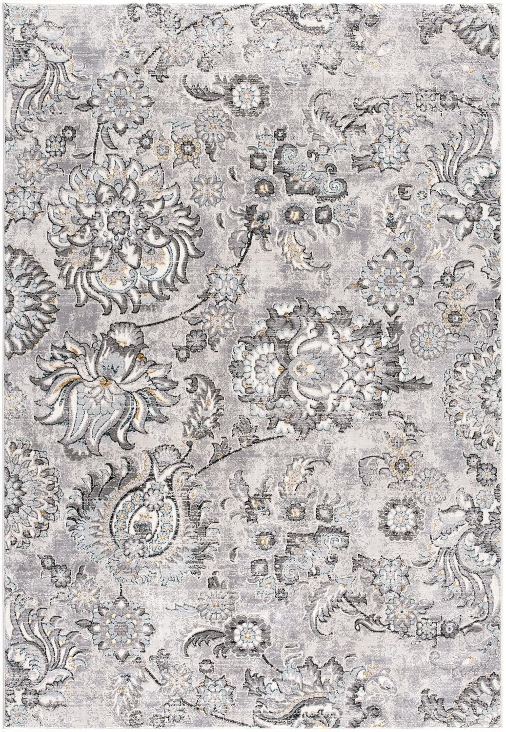 Rug Branch Oasis Collection Modern Floral Area Rug