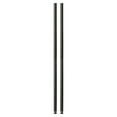 thumbnail image 2 of Honey Can Do 72" Shelf Pole with Leg Levelers, White (Pack of 2), 2 of 2