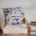 thumbnail image 2 of Ox Bay Multicolored Stacy Garcia Modern Abstract Handmade Indoor Decorative Throw Pillow,24" x 24", 2 of 4