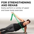thumbnail image 4 of THERABAND CLX Resistance Band with Loops, 5-Foot Band, Green, Heavy, Non-Latex, Elastic Band for Exercise, Mobility & Rehab, Stretching, Home Workouts, Color-Coded for Easy Resistance Levels, 4 of 10