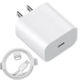 thumbnail image 2 of 20W Carga Rápida PD USB C Cargador Para Apple iPhone 13 pro 12 11 8 7 ipad Adaptador De Alimentación Enchufe De La Ue Cable De Tipo Ee . Uu, 2 of 4
