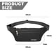 thumbnail image 2 of Bolso de mensajero informal sencillo, cartera de negocios de gran capacidad, riñonera deportiva, negro, 2 of 5
