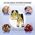 thumbnail image 7 of KLL Sunflower Gnomes Sleepwear Mens Flannel Pajamas,Long Cotton Pj Set, 7 of 7