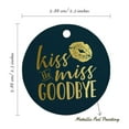 thumbnail image 6 of Inkdotpot Gold Foil Paper Hang Tags Kiss The Miss Goodbye Bridal Shower Favor Tags 100 Pieces, 6 of 6