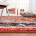 thumbnail image 6 of SAFAVIEH Riviera Ellie Medallion Polyester Machine Washable Area Rug, Red/Blue, 4'5" x 6', 6 of 13