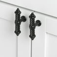 thumbnail image 3 of GlideRite 3-1/2 in. Classic Twisted Cabinet Knobs, Matte Black, Pack of 25, 3 of 3