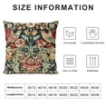 thumbnail image 6 of Jiayy Vintage Peacock Floral Decorative Throw Pillow Covers Soft Throw Pillowcases Home Decor Living Room Cushion Case for Bed Couch Car  2 pcs, 6 of 6
