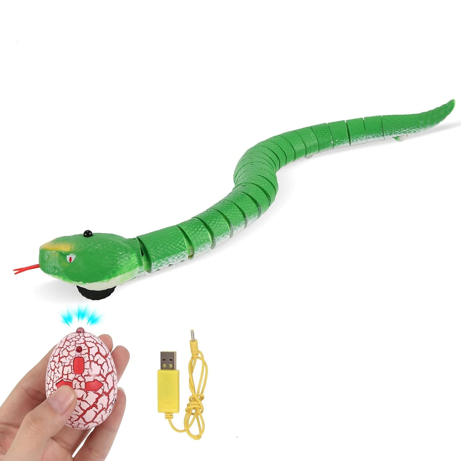 2. Robotic Rattlesnake Toy Featuring Multi-Terrain Mobility & ABS For Family Fun