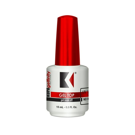 Kupa - GelFinity Soak Off Gel Top Coat Gloss No-wipe (1/2oz)