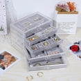 thumbnail image 2 of Caja de almacenamiento Qarigey para pendientes y anillos Tipo 5, 2 of 6