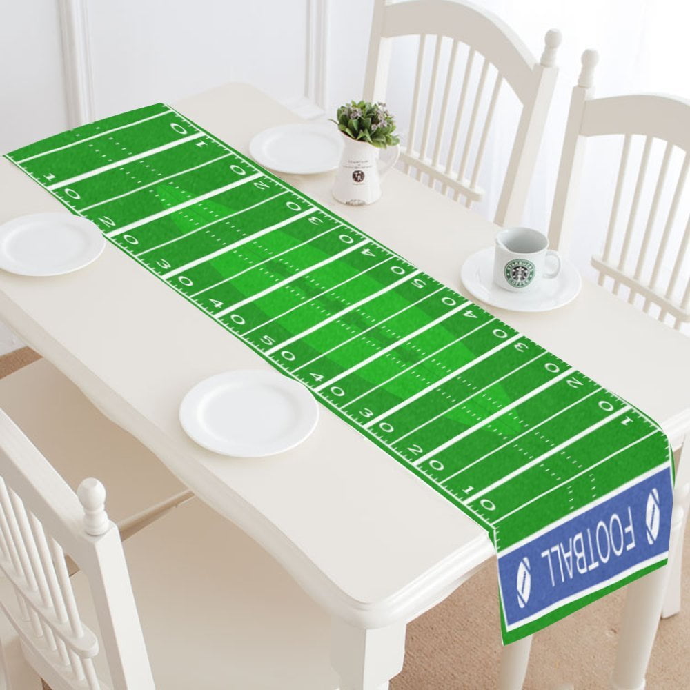MYPOP Sport Yard Lines Table Runner Placemat 16x72 inches, American