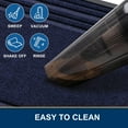 thumbnail image 6 of Buganda Heavy Duty Door Mats, Non Slip Waterproof Rubber Doormats for Outdoor and Indoor, Low Profile Dirt Trapper Entry Rugs, 34"x59", Navy, 6 of 8