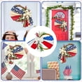 thumbnail image 6 of Front Porch decorations Outdoor, Patriotic Wreath, Front Door Wreath, Hanging Greenery, Red White and Blue decorations, Door decorations, Outdoor decor for Porch, 18 in, 1 Pc, 6 of 8