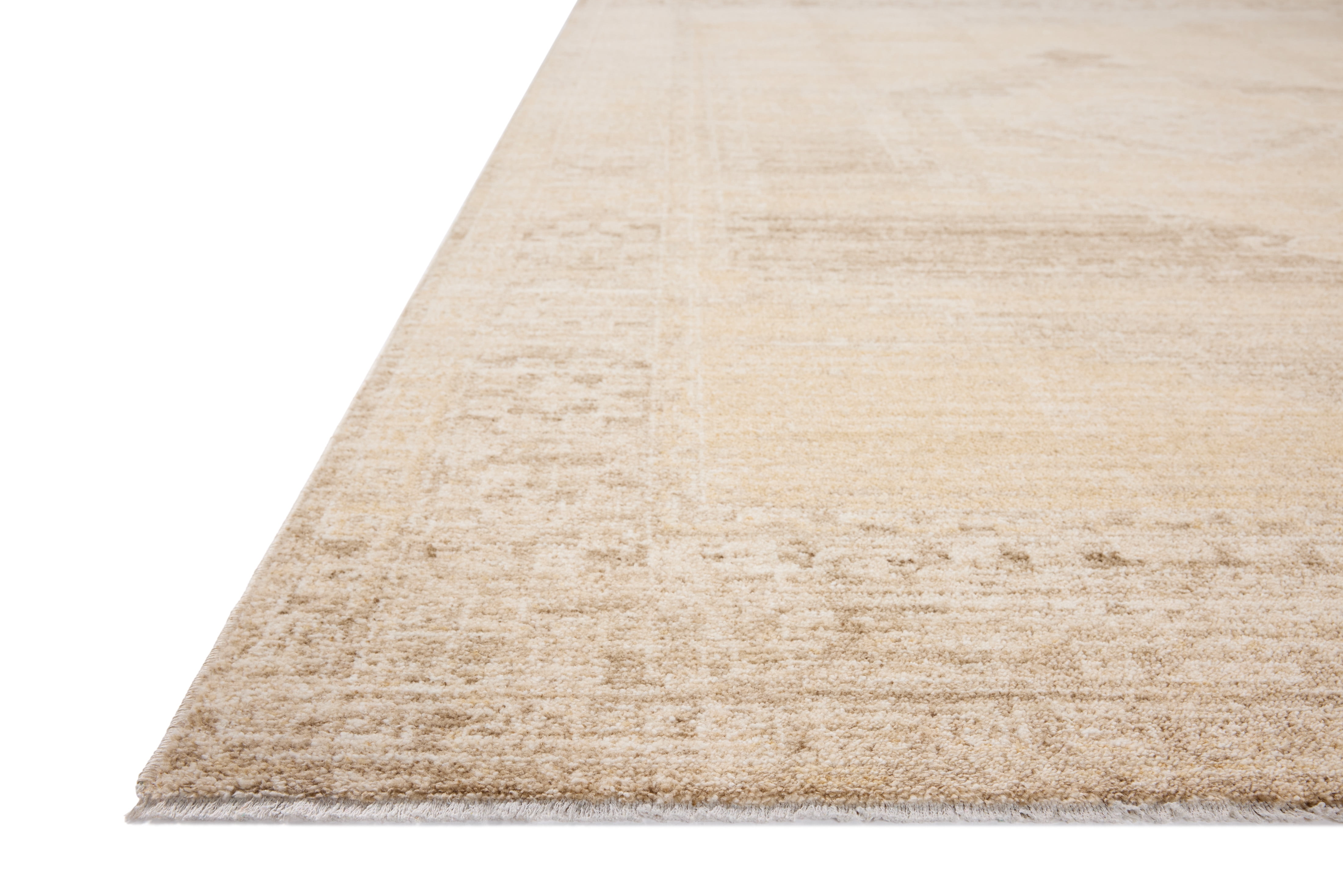 Chris Loves Julia x Loloi Palma Wheat / Taupe 18" x 18" Sample Rug