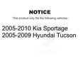 thumbnail image 2 of Transit Auto Front Rear Complete Suspension Shocks Strut and Coil Spring Mount Assemblies Kit for Car Hyundai Tucson Kia Sportage - Left Right Side (Driver Passenger) K78A-100408, 2 of 2